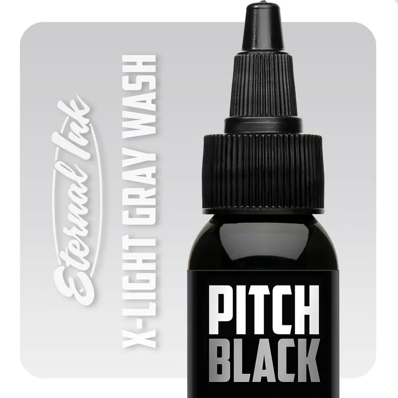 Eternal Ink — Pick Size—Pitch Black X-Light Gray Wash
