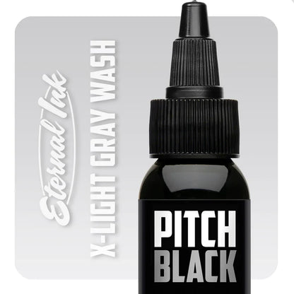 Eternal Ink — Pick Size—Pitch Black X-Light Gray Wash