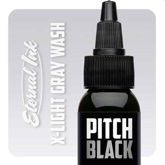 Eternal Ink — Pick Size—Pitch Black X-Light Gray Wash