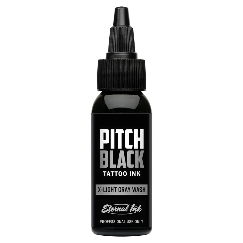 Eternal Ink — Pick Size—Pitch Black X-Light Gray Wash