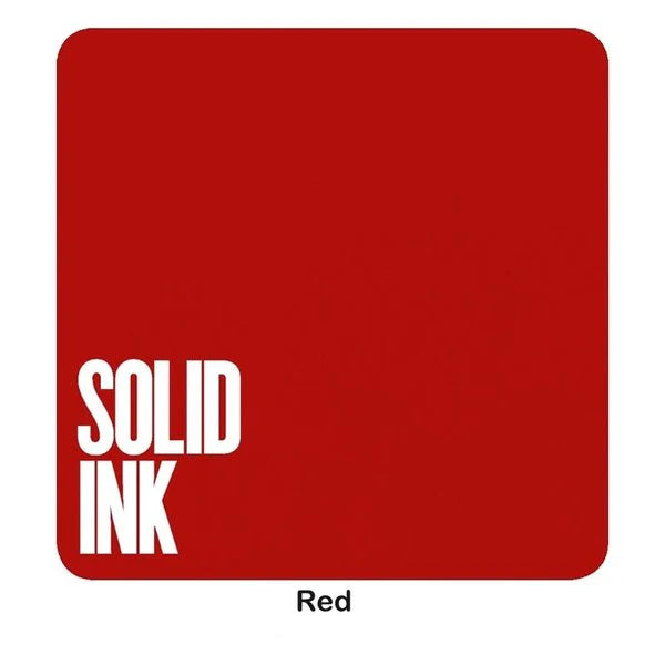 Red — Solid Ink — Pick Size