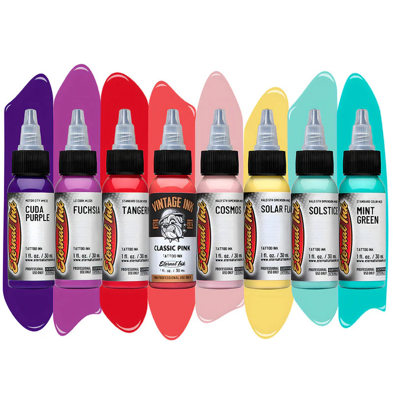 Eternal Ink — 8 1oz Bottles—Russel Van Schaick Anime Inspiration Set