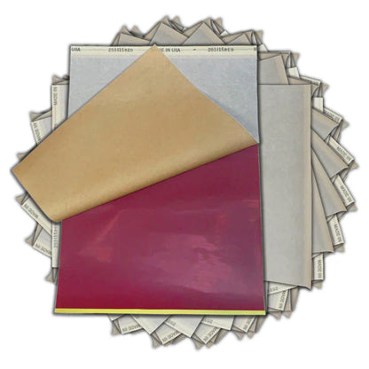S8 Spirit Red Thermal Paper - 8 1/2" x 11"