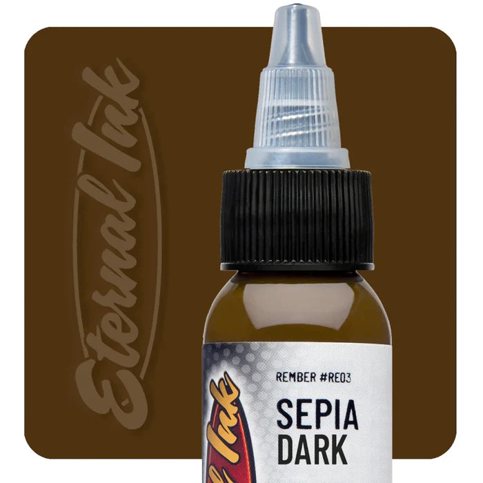 Eternal Tattoo Ink — 1oz— Sepia Dark
