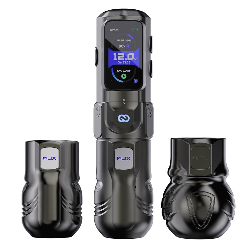 Tattoo Kit | WJX Hyper Force Tattoo Machine Pen Wireless Professional Bundle with FAULHABER Brushless Motor 4.5mm Stroke