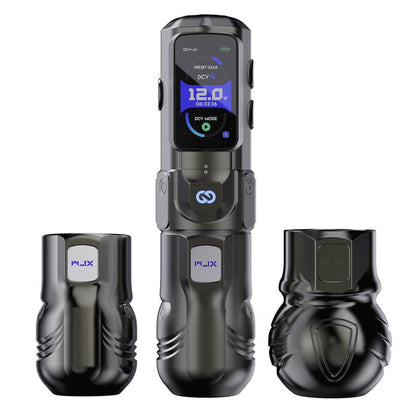 Tattoo Kit | WJX Hyper Force Tattoo Machine Pen Wireless Professional Bundle with FAULHABER Brushless Motor 4.5mm Stroke