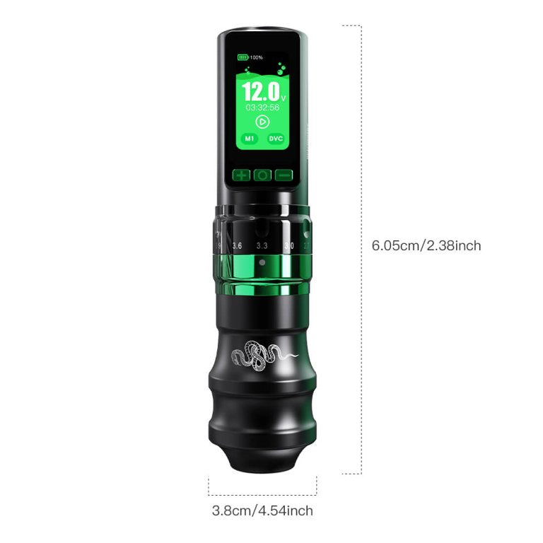 Tattoo Kit | Dragonhawk Fold Pro Year of Snake Edition Tattoo Machine Pen Wireless Professional Bundle