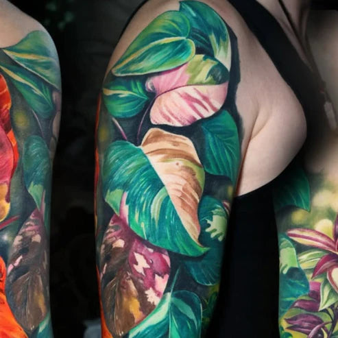 Teal Tattoo Ink