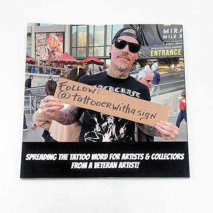 The Tattooer With A Sign Coffee Table Book — Softcover