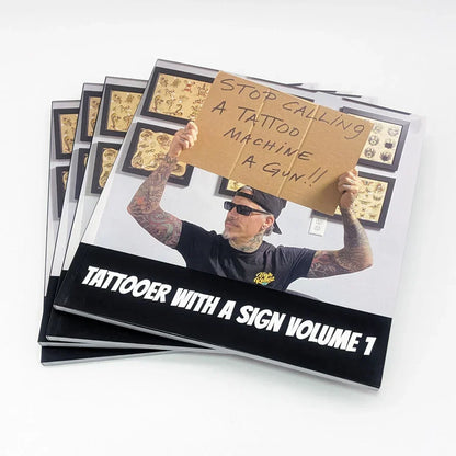 The Tattooer With A Sign Coffee Table Book — Softcover