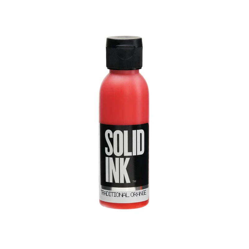 Solid Ink "Old Pigments" — 2oz Bottle — Traditional Orange