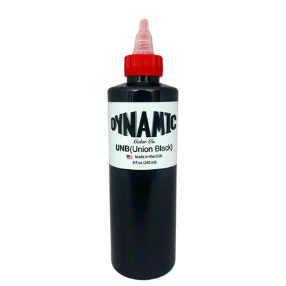 Dynamic Union Black Tattoo Ink â€” 8oz Bottle