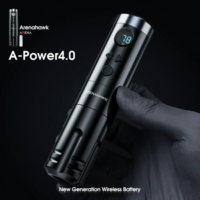 Wireless Tattoo Machine Rotary Pen A-Power 4.0mm Stroke Length | Arenahawk