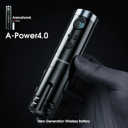 Wireless Tattoo Machine Rotary Pen A-Power 4.0mm Stroke Length | Arenahawk