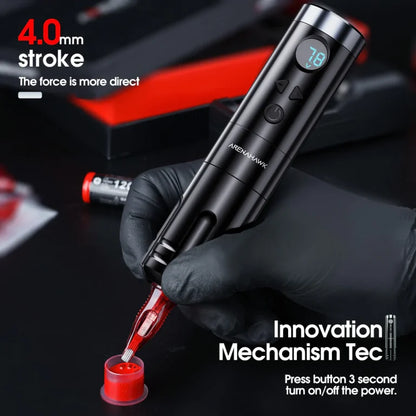 Wireless Tattoo Machine Rotary Pen A-Power 4.0mm Stroke Length | Arenahawk