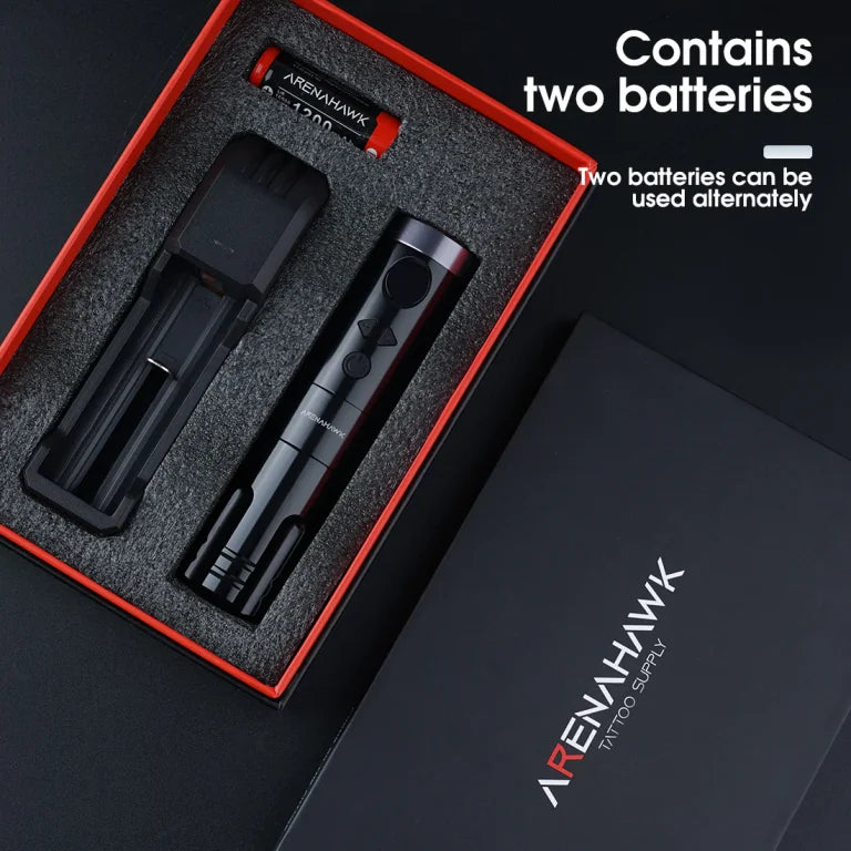Wireless Tattoo Machine Rotary Pen A-Power 4.0mm Stroke Length | Arenahawk