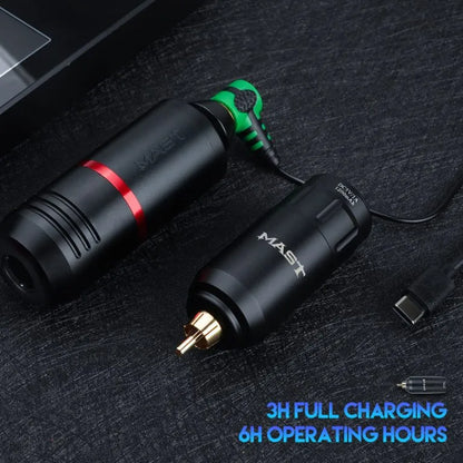Wireless Tattoo Machine Rotary Pen Mast U1 Battery Set | Mast Tour Max