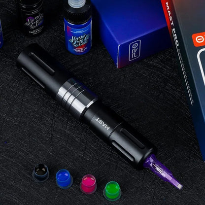 Wireless Tattoo Machine Rotary Pen with Battery SMP Cartridge Short 3.2mm Stroke | Mast Nano