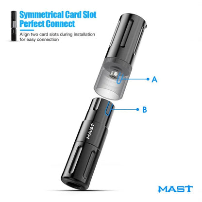 Wireless Tattoo Machine Rotary Pen with Battery SMP Cartridge Short 3.2mm Stroke | Mast Nano