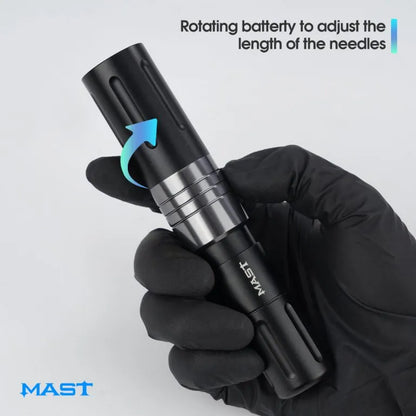Wireless Tattoo Machine Rotary Pen with Battery SMP Cartridge Short 3.2mm Stroke | Mast Nano