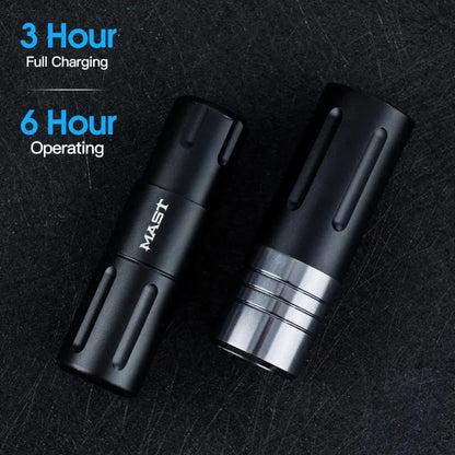 Wireless Tattoo Machine Rotary Pen with Battery SMP Cartridge Short 3.2mm Stroke | Mast Nano
