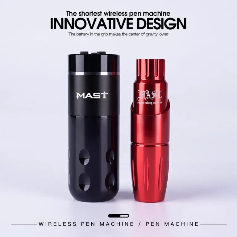 Wireless Tattoo Pen Machine Burshless Motor with 4.0MM Stroke | Mast Rider Pro