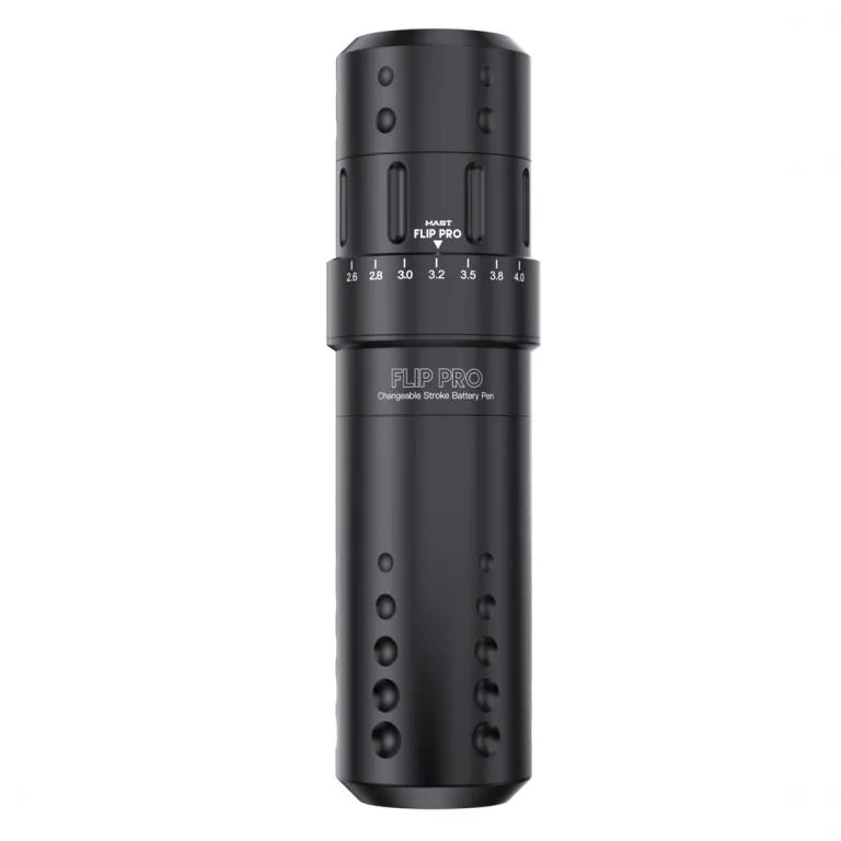Wireless Tattoo Pen Machine with 2.6-4.0mm Strokes Changeable | Mast Flip Pro