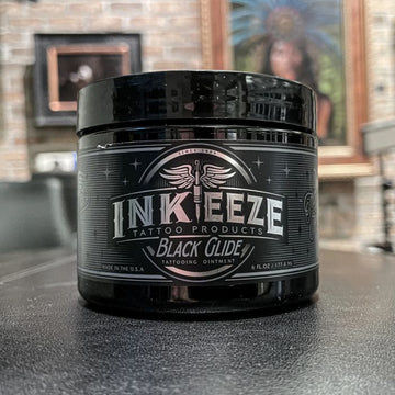 INK-EEZE Black Glide Tattoo Ointment – 6oz.