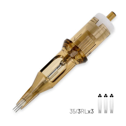 Kwadron Whip Shading Cartridge Tattoo Needles — Box of 20